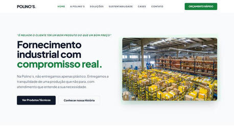 exemplo de site com 7 páginas