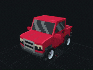 Model Low Poly Truck